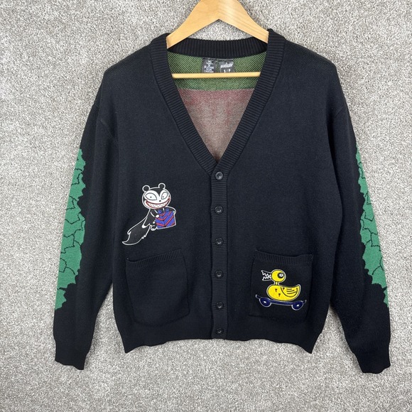 Cakeworthy X Disney Nightmare Before Christmas Cardigan Oversized Unisex Small - Picture 1 of 5
